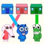 Draw To Home: Brain Puzzle Icon